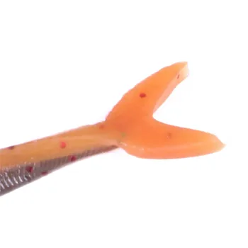 10buc Momeală de Pescuit Momeală Moale în Două Culori Moale Atrage 8.5 cm-2.6 g HB88