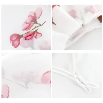 10BUC/multe Fete Respirabil Flori Masca Sifon Imprimat Măști de Material textil pentru Praf Gura Acoperi Lavabile Refolosibile Masca pentru Femei