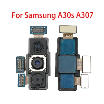 10buc/Originale Fata si Spate, Camera din Spate Pentru Samsung A30s A307 Principale cu care se Confruntă Camera Module Cablu Flex Înlocuire Piese de Schimb