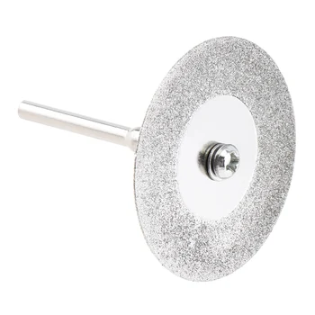 10buc/Set 35mm Diamant Discuri de Tăiere Ferăstrău Roata de Rectificat cu 2 buc 3mm Diametru Tijă Fixă pentru Tăiere de Sticlă Metal