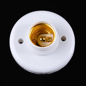 10buc/set E27 Bec Lampă de Pandantiv Titularul DIY Bază Lampă Lumină Rotundă de Fixare Baza