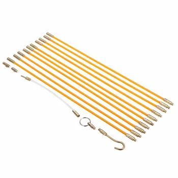 10buc/set Noi Cablu din fibra de sticla de Funcționare Tije Kit de cabluri Electrice Coaxiale Perete Instrument de Sârmă Electrică Trăgând de Cablu