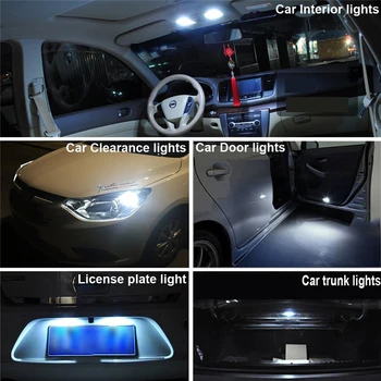 10buc T10 W5W Bec LED Canbus-ul creatininei Luminile Lampa de Citit Pentru Mitsubishi Outlander Lancer 10 9 Asx Carisma L200 Pajero Sport