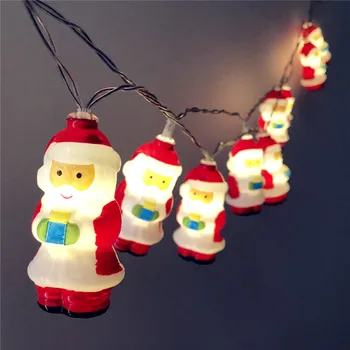 10Leds Moș Crăciun șir lumina de Basm decorațiuni interioare pentru Dormitor,Scari,pom de Crăciun USB sau Baterii