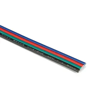 10m/20m/100m 2 pin/3pin/4pin/5pin cablu 20AWG cablu Electric LED Conector Cablu de Extensie microfon Pentru WS2812B RGB LED Strip