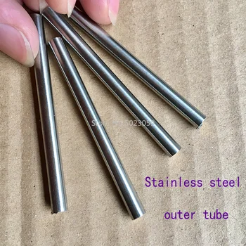 10mm Diametru DIY Cuțit Cuțit Mozaicuri Pin Nituri 9cm Lungime de Unghii Tub de Alamă+Tub de oțel #10011