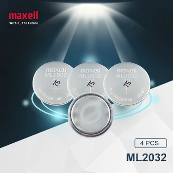 10pc Maxell Original ML2032 3V baterie Reîncărcabilă litiu celule buton baterii buton (ML2032)