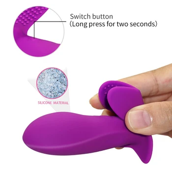 10Speeds de Încărcare USB Portabil Invizibil Vibrator de la Distanță fără Fir G Spot Masaj cu Stimulator Clitoris Mare Dildo Vibrator A3