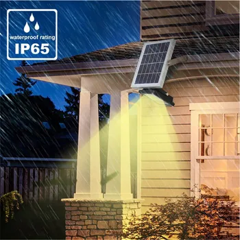10W/50W Solare LED Spotlight în aer liber RGB Schimbătoare Cu Control de la Distanță Estompat rezistent la apa IP65 Pentru Garden Home Decor de Perete de Lumină