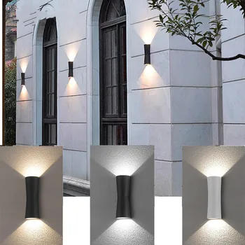 10W Mordern Led-uri Lumina de Perete Dual-Cap Impermeabil în aer liber Lampa de Perete Sconces pentru Dormitor, Hol coridor lampa de toaletă Pridvor Lumini