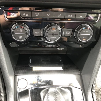 10W încărcare wireless QI telefon încărcător rapid de încărcare de plater accesorii pentru VW Tiguan MK2 Allspace Tharu 2017 2018 2019