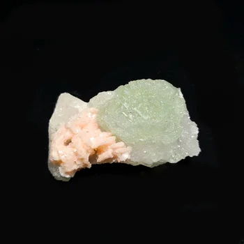114g Piatra Naturala Roz Dolomită și Fluorit Verde Cristal Mineral Specimen Decorațiuni interioare Din Provincia Hunan,China A4-2
