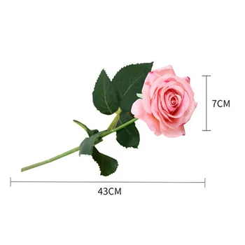 11pcs/Lot Latex Artificial Flori de Trandafir Real Atingere de Trandafir Flori de Nunta Petrecere de Ziua Îndrăgostiților Cadou de Ziua Decor Acasă