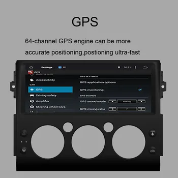 12.3 inch Auto Multimedia Radio Android 10 Octa Core 4GB RAM Mașină de Navigare GPS Pentru Toyota FJ Cruiser 2006-2019 Masina jucător de radio