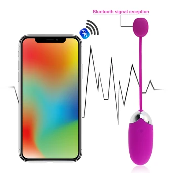 12 Frecvență Vibrator G-spot Masaj Silicon Wireless APP Control de la Distanță Bluetooth Conecta de Dragoste Destul de Jucarii Sexuale pentru Femei Sexo
