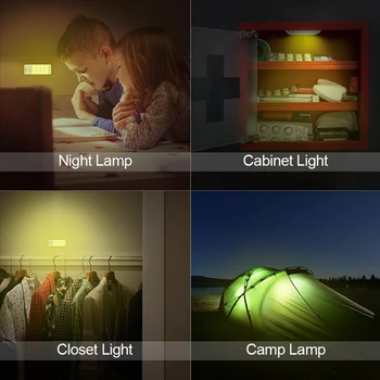 12 LED-uri Lumina de Noapte Cu Senzor de Mișcare Dulap Lumina În Cabinet de Lumină USB Reîncărcabilă Lampă de Noapte Pentru Dulap Sertar de Bucatarie
