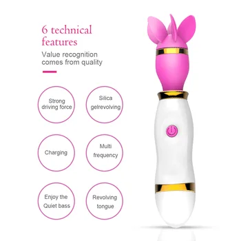 12 Viteza Clitoris Lins Vibratoare Jucarii Sexuale Pentru Femei Vagin 360 de Grade de Rotație G spot Stimulator AV Vibratoare Stick de Jucărie pentru Adulți