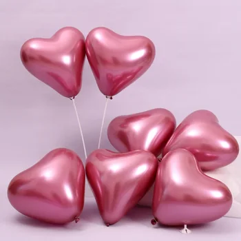 12 țoli 50pcs Baloane Metalice Avansate Gri Balon cu Ridicata Intermitent Balon de Metal Gros de Mărgăritar Metal Decor de Nunta