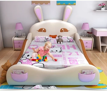 120cmX200cm 4sizes dormitor copii mobilier modern, pat mare dublu cadru cu 3 culori opțional