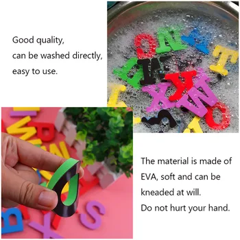 124PCS/Pachet EVA Litere Magnetice Magnetic Moi Autocolant Frigider Autocolant pentru Copii Jucarii Cadou Suvenir