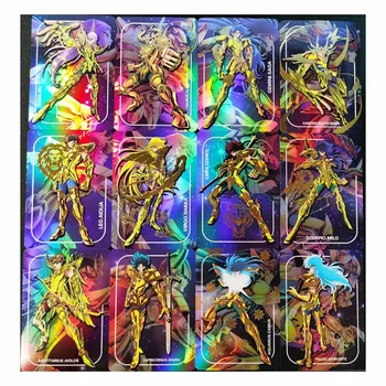 12buc/set Saint Seiya Suflet de Aur Semne ale Zodiacului Jucarii Hobby-uri Hobby-ul de Colecție Colectia de jocuri Anime Carduri