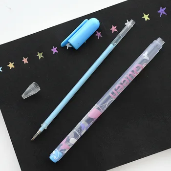 12pcs 0,8 mm Kawaii Bomboane de Culoare Stil Printesa Multicolor Gel Ink Pen de Papetărie de Birou Școală Suppli Drăguț Stilou Nou Papetărie