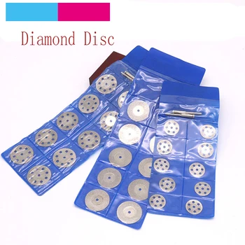 12pcs 20-50mm Roata de Diamant de Slefuire Mini Ferăstrău Circular Disc de Tăiere cu Diamant Discuri Abrazive Rotative Dremel Instrument Lamă de Piatră