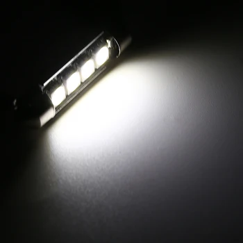 12pcs LED T10 W5W 41mm Alb Pur Interior Auto LED Kit Nici o eroare Lampa de Citit Fata plafoniera Kit
