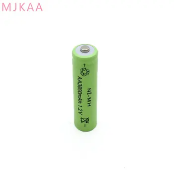 12Pcs Ni-MH 1.2 V 3800mAh Verde AA Reîncărcabile Nichel-metal Hidrură Baterie 14mm*50mm