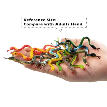 12pcs Simulare mini snake figurina Reptile model Animal home decor de basm în miniatură grădină accesorii decor modern statuie