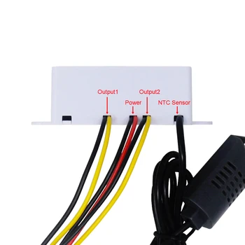 12V, 24V, 110V 220V KT100 Termostat Digital Higrostat Ieșire Directă Temperatura Umiditate Comutator Controler Dual Led Display