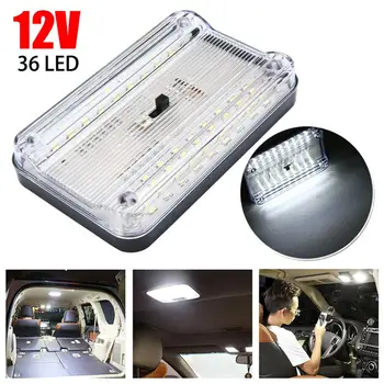 12V 36 LED-uri Auto plafoniera Lumina Acoperiș Vehicul Plafon Interior Lectură Lampă Portbagaj
