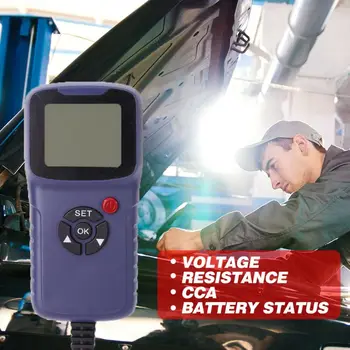 12V Baterie de Masina Analizor de Testare Rezistenta la CCA Tester de Tensiune Instrument de Diagnosticare Auto