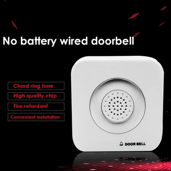 12V cu Fir Doorbell 4 Core Sârmă Sistem de Control Acces Home Hotel Externe Clopot Ușă
