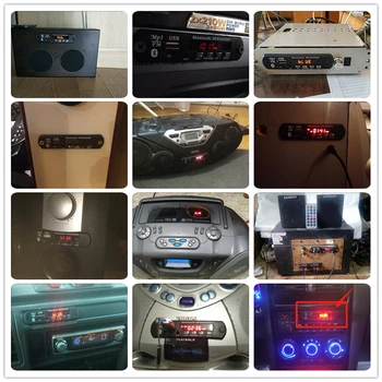 12V MP3 WMA Decoder Bord Modul Audio USB, TF, Bluetooth Radio 5.0 Muzică Wireless Car MP3 Player Cu Telecomanda Pentru Masina