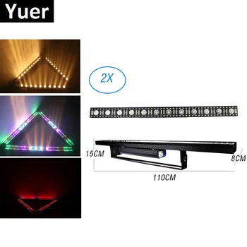 12X5W CREE LED-uri LED-uri de Perete de Spălare Lumina DMX LED Bar DMX Linie Bar se Spală în Scenă de Lumină Culori RGBW Fascicul se Spală Lumina Strobe Dj Echipamente
