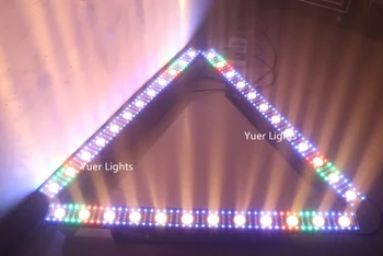 12X5W CREE LED-uri LED-uri de Perete de Spălare Lumina DMX LED Bar DMX Linie Bar se Spală în Scenă de Lumină Culori RGBW Fascicul se Spală Lumina Strobe Dj Echipamente
