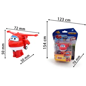 13 stilul Mini Super Aripi de Avion ABS Robot de jucarii Figurine Super Aripa Transformare Jet de Animație pentru Copii Cadouri pentru Copii