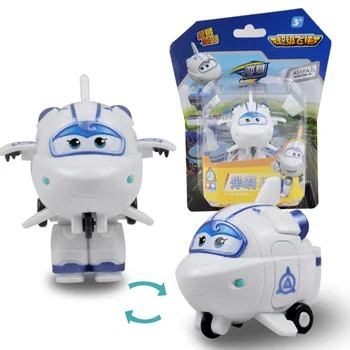 13 stilul Mini Super Aripi de Avion ABS Robot de jucarii Figurine Super Aripa Transformare Jet de Animație pentru Copii Cadouri pentru Copii