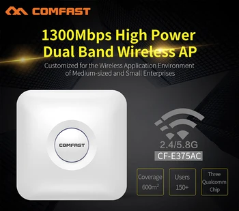 1300Mbps Gigabit 2.4/5.8 GHz de Mare Putere Dual Band Wireless Tavan AP Punct de Acces WiFi de Interior wifi Router AP Amplificator de Semnal