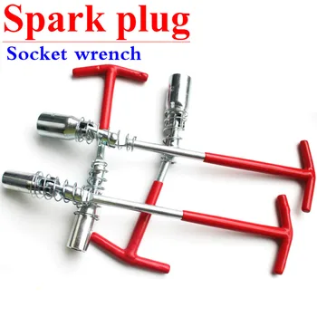 14/16/21mm Reparații Auto Universal T-Mâner Cheie pentru bujii Kit Demontare Instalare Comun Spark Plug Socket Instrument Cheie