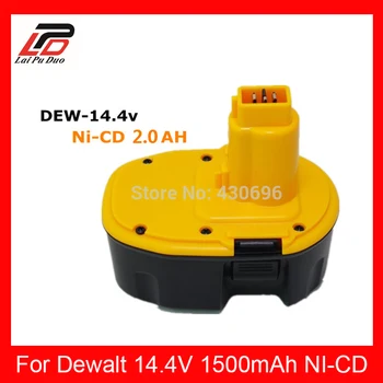 14.4 V Ni-cd 2/3Ah Înlocuire Instrument de Putere a Bateriei pentru Dewalt DC9091 DE9038 DE9091 DE9092 DW9091 DW9094 DE9094 ,galben&negru