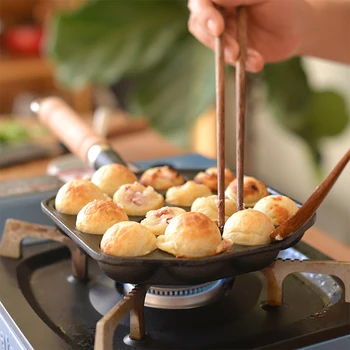 14 Cavități Takoyaki Pan Takoyaki Filtru De Caracatiță Mici Bile Tava De Copt Acasă Instrumente De Gătit Ustensile De Bucătărie Consumabile