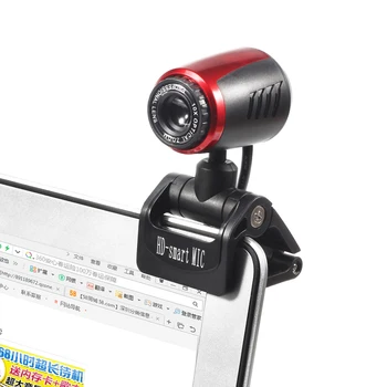 140cm Cablu de 16 milioane de pixeli, USB 2.0 Webcam Camera în Sus și în jos de 60 de grade rotativ 360 de grade de rotație cap Cu Microfonul Auto focus
