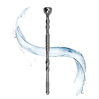 140mm lungime om din oțel inoxidabil apa care curge metal penis conectați stick cateter uretral sunet dilatatoare jucărie sexuală pentru bărbați