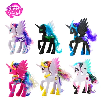 14cm My Little Pony Jucării Prietenia este Magic Pop Pinkie Pie Rainbow Unicorn Ponei PVC Cifrele de Acțiune Colletion Model de Păpuși