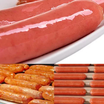 14m Colagen Cârnați Strat de Carne Bucătărie Coajă de Salam pentru Carcase de Filtru de Culoare Aleatorii