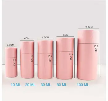 15 buc Tub de Ambalare Cutie de Carton Kraft Hârtie Pot Cosmetice Ruj Esențiale sticla de ulei de Cutie de ambalaj