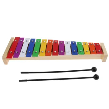 15-Cheile Cromatice Xilofon Pian de Mână Jucării pentru Copii pentru Copii mici Muzica pentru Copii de Învățare Timpurie