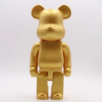 15 NOI stiluri de 11inch 28cm 400% de Aur Fi@rbrick Moda DIY Jucărie PVC ursulet figurina de Colectie Model de Jucărie pentru copii cadouri